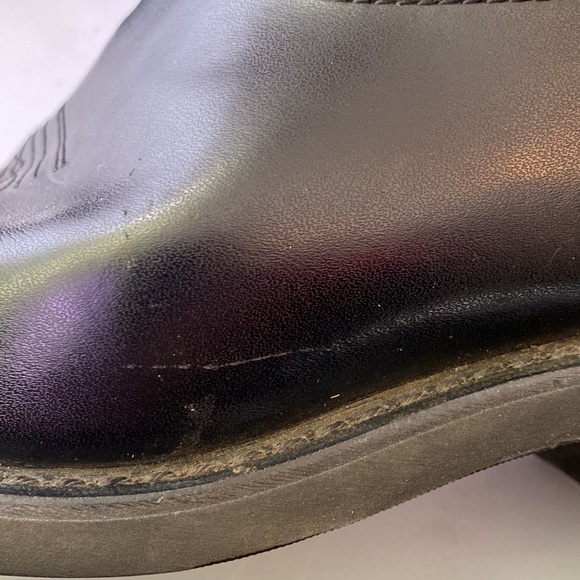 Jb1104 Justin Men's Black Cow Western Cowboy Boot.   Size 9EE - Picture 8 of 10